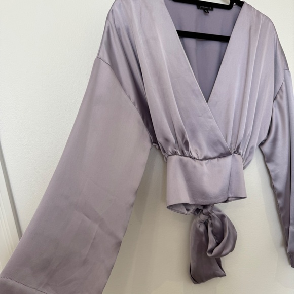 Satin Dynamite blouse women's small - Picture 2 of 5